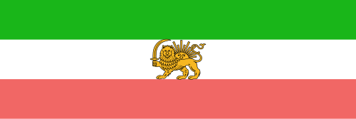 Flag of Qajar Iran