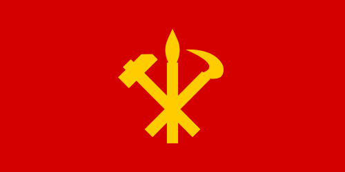 Flag of Workers' Party Of Korea
